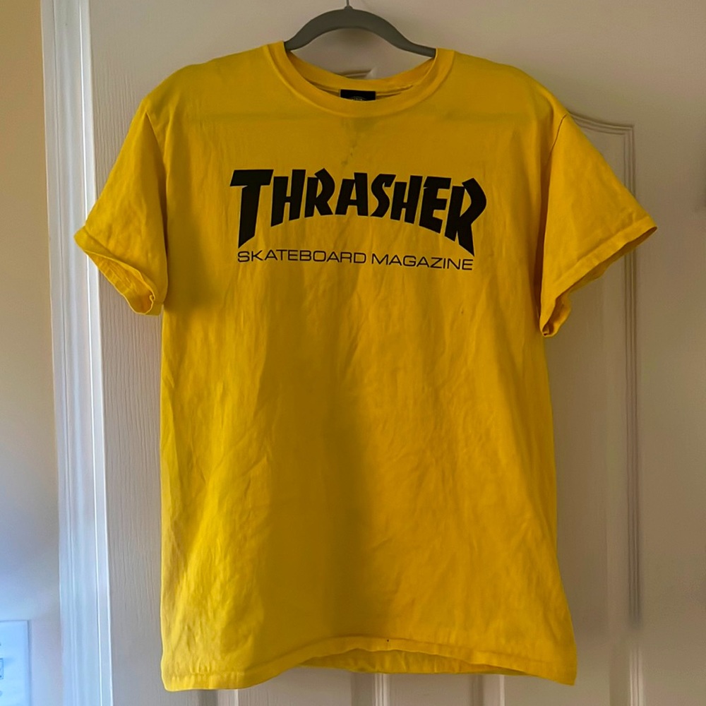 Yellow Thrasher Skateboard Magazine Shirt (originally bought from Zumiez)